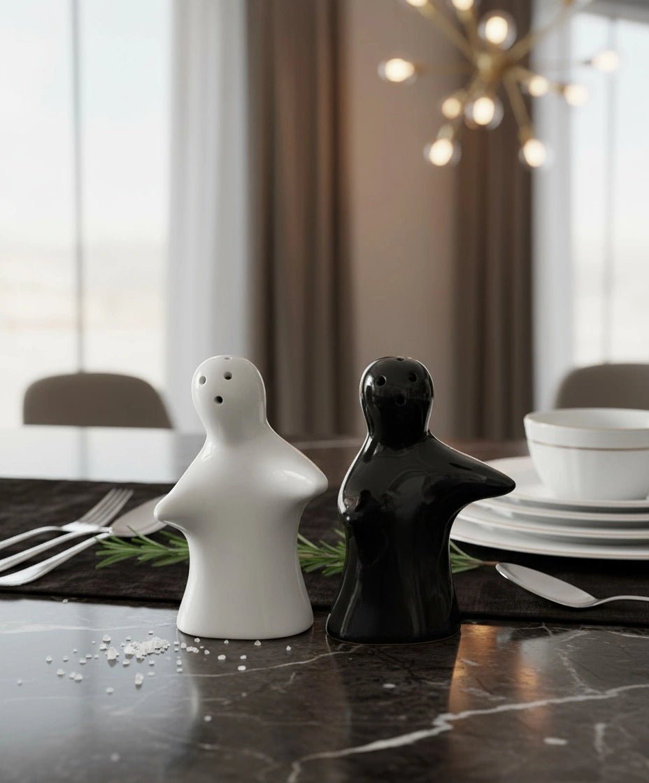 Handcrafted Ceramic Salt & Pepper Shaker Set | Handcrafted by CHAAK DESIGN