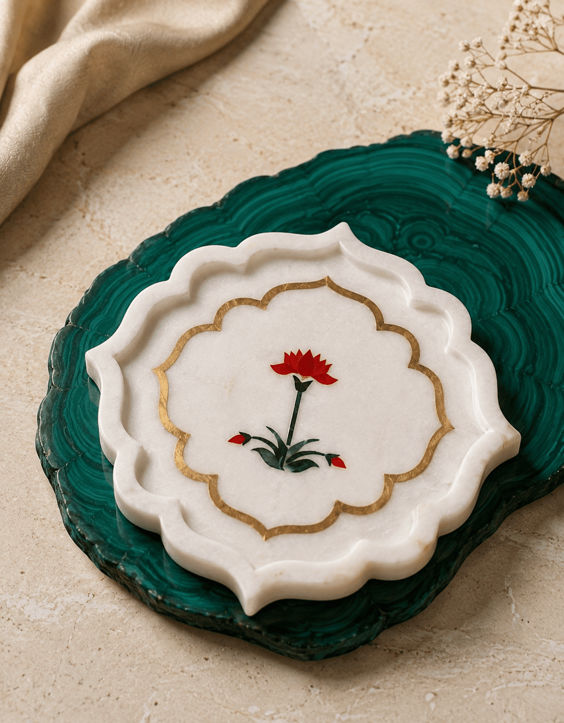 Agra Marble Inlay: The Taj Mahal Craft in Your Home - CHAAK DESIGN
