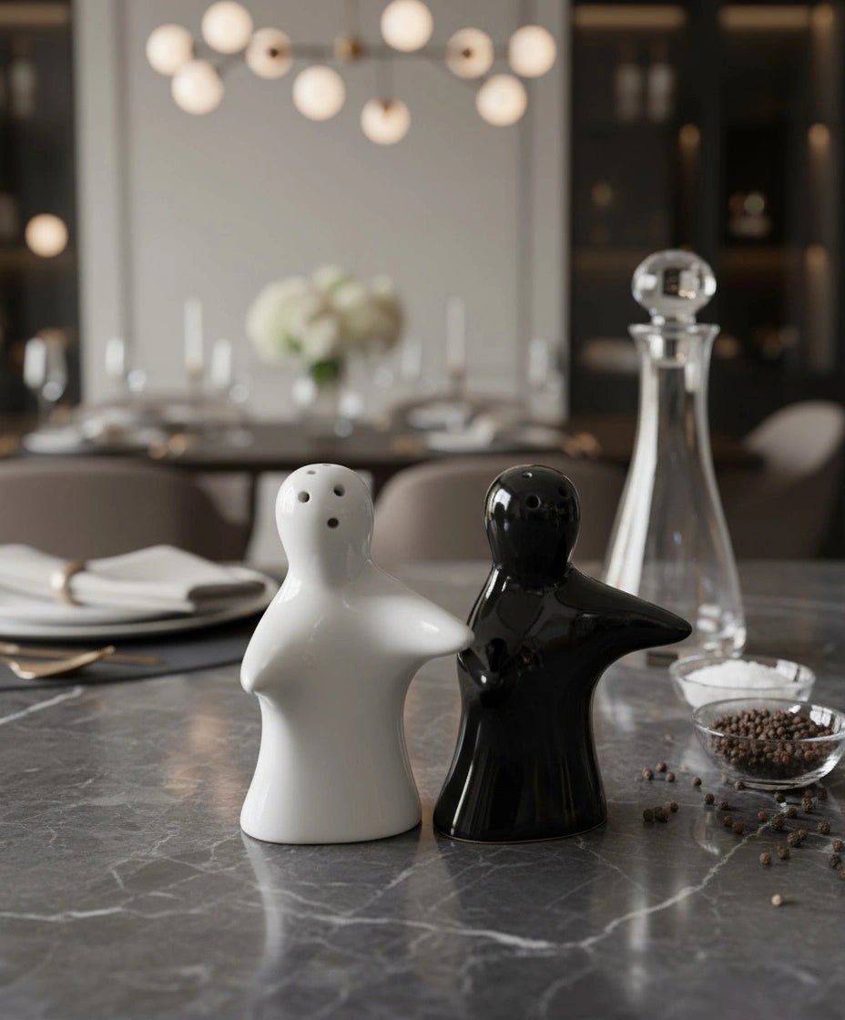 Handcrafted Ceramic Salt & Pepper Shaker Set | Handcrafted by CHAAK DESIGN