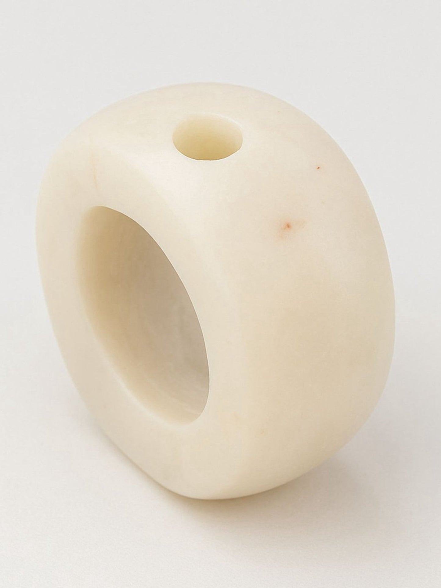 Round Marble Pen Stand | Minimalist Luxury Desk Organizer for Home & Office | Handcrafted by CHAAK DESIGN